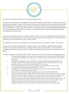 Cotillion Letter